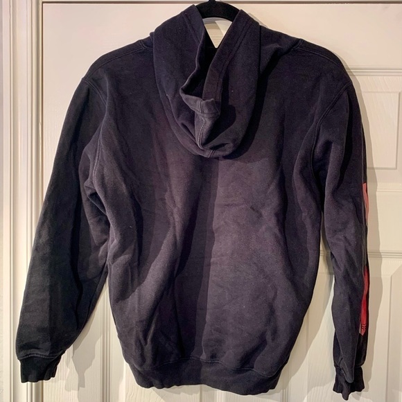 FOX RACING Hoodie Kids KL Black Fox Riders Company Pull Over Jacket Unisex - Picture 2 of 7